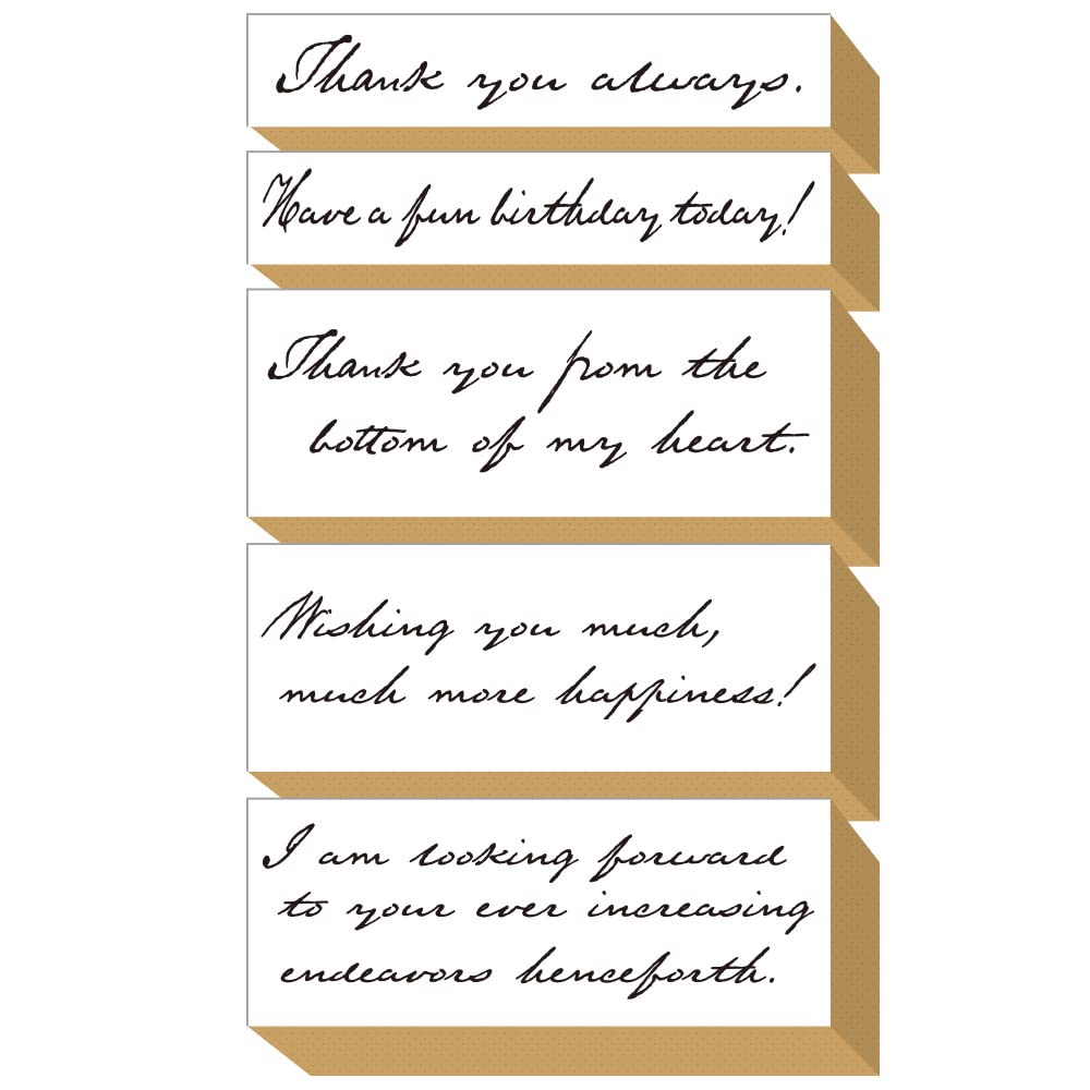 クラフト紙　オーダー専用　手書きサンキューカード　スタンプタイプ クラフト紙 オーダー専用 手書きサンキューカード スタンプタイプ